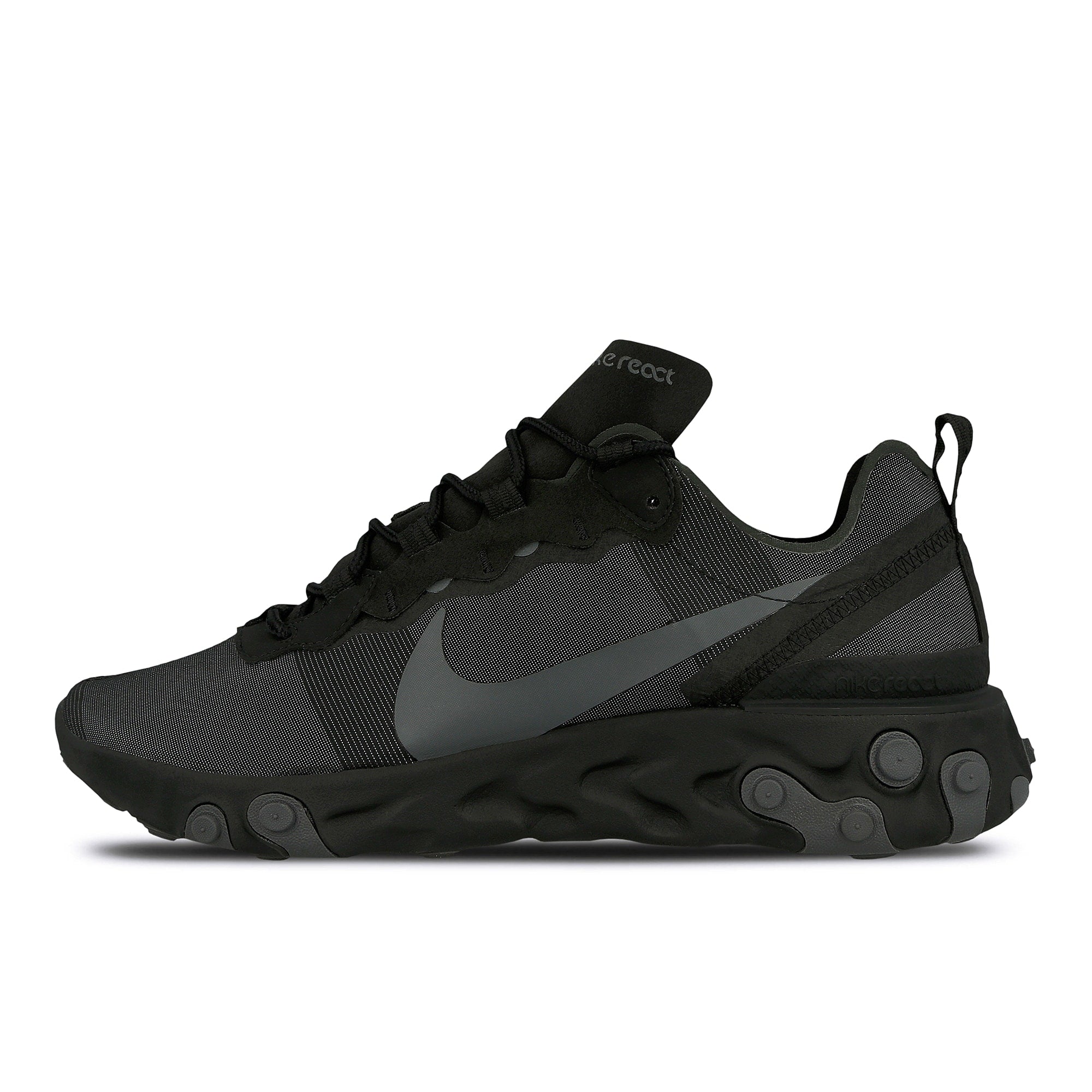 Nike react element 55 Black-Dark Grey Sneakers BQ6166 008 | Overkill
