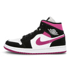 Jordan Wmns Air Jordan 1 Mid Black / Cactus Flower - White  BQ6472 005 | Overkill