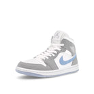 Jordan Wmns Air Jordan 1 Mid White / Aluminium - Wolf Grey  Detailfoto | Overkill