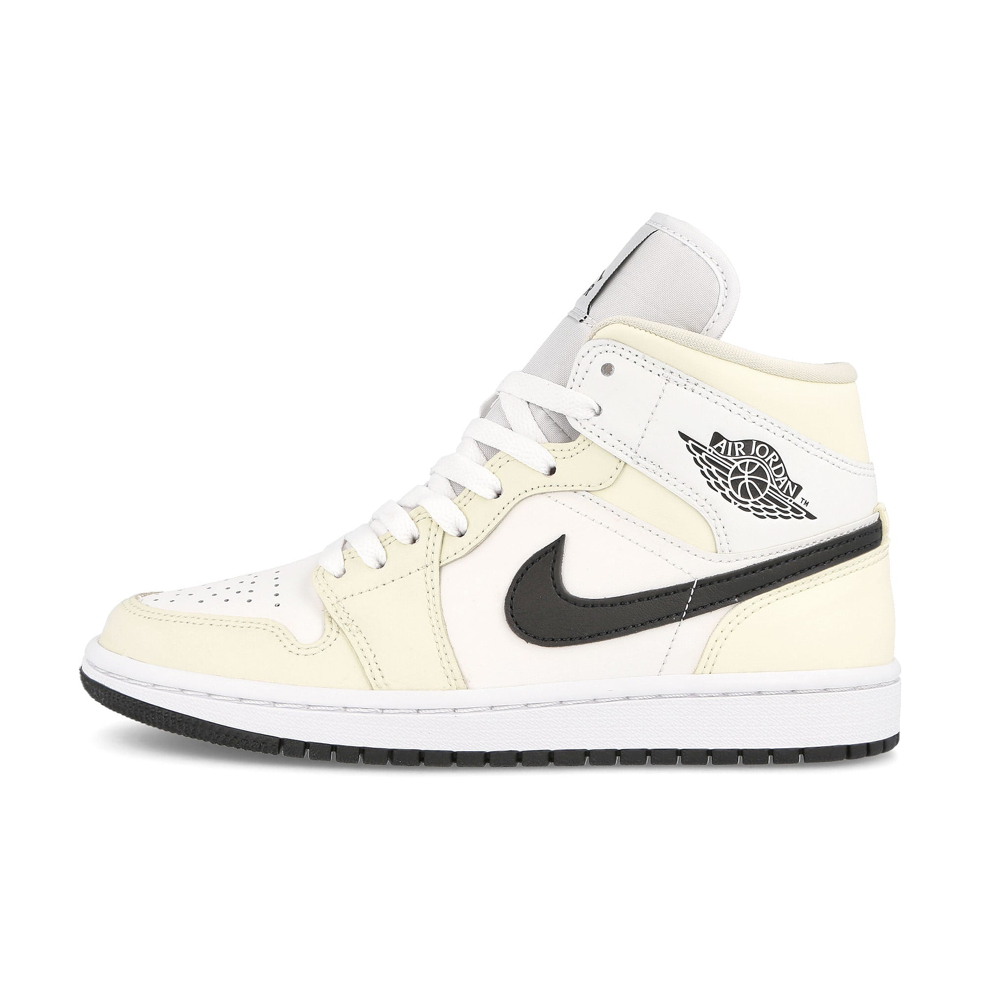 Jordan Wmns Air Jordan 1 Mid Coconut Milk / Black - Summit White - White  BQ6472 121 | Overkill