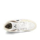 Jordan Wmns Air Jordan 1 Mid Coconut Milk / Black - Summit White - White  Detail view 1 | Overkill