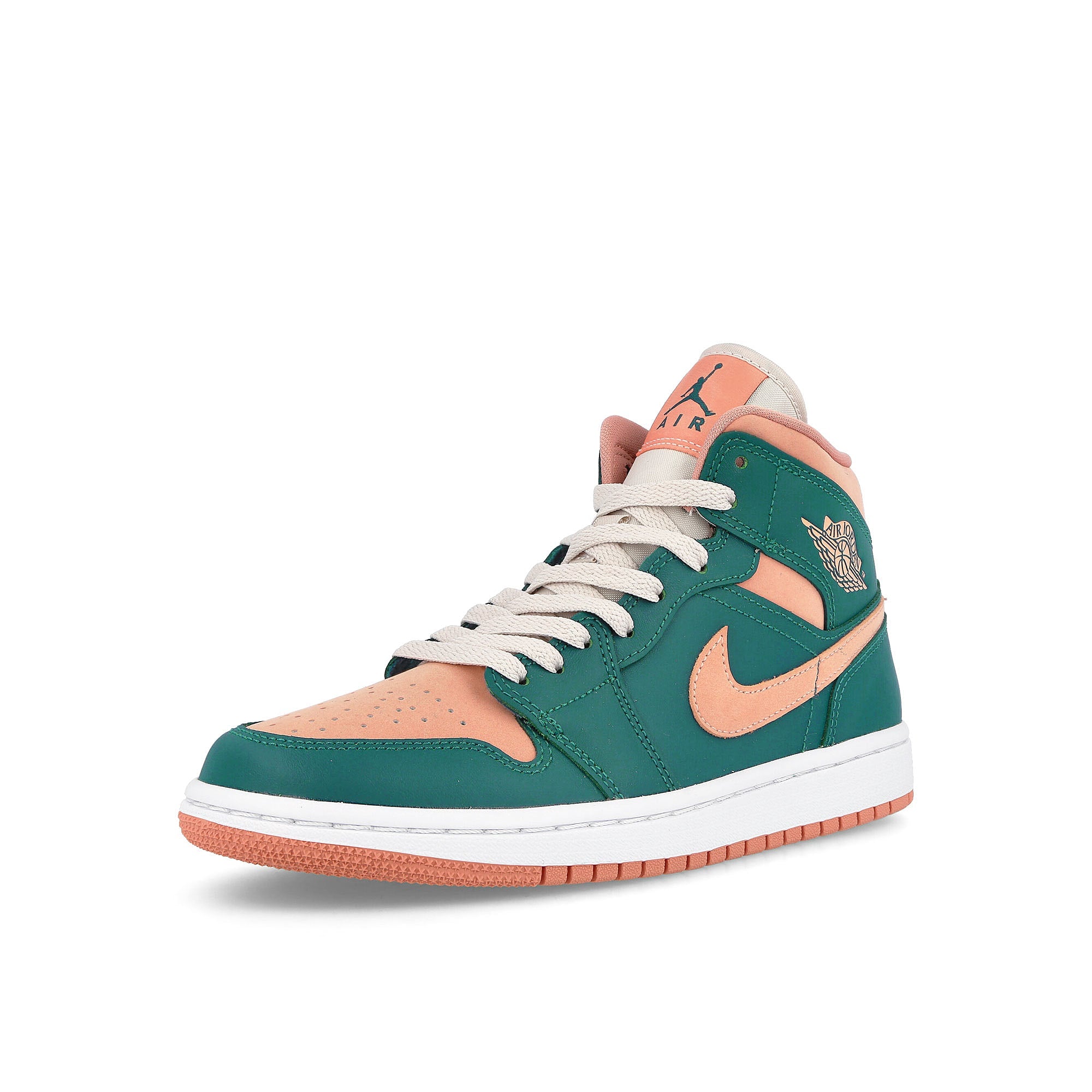 Jordan Wmns Air Jordan 1 Mid Dark Teal Green / Dark Teal Green  Detailfoto | Overkill