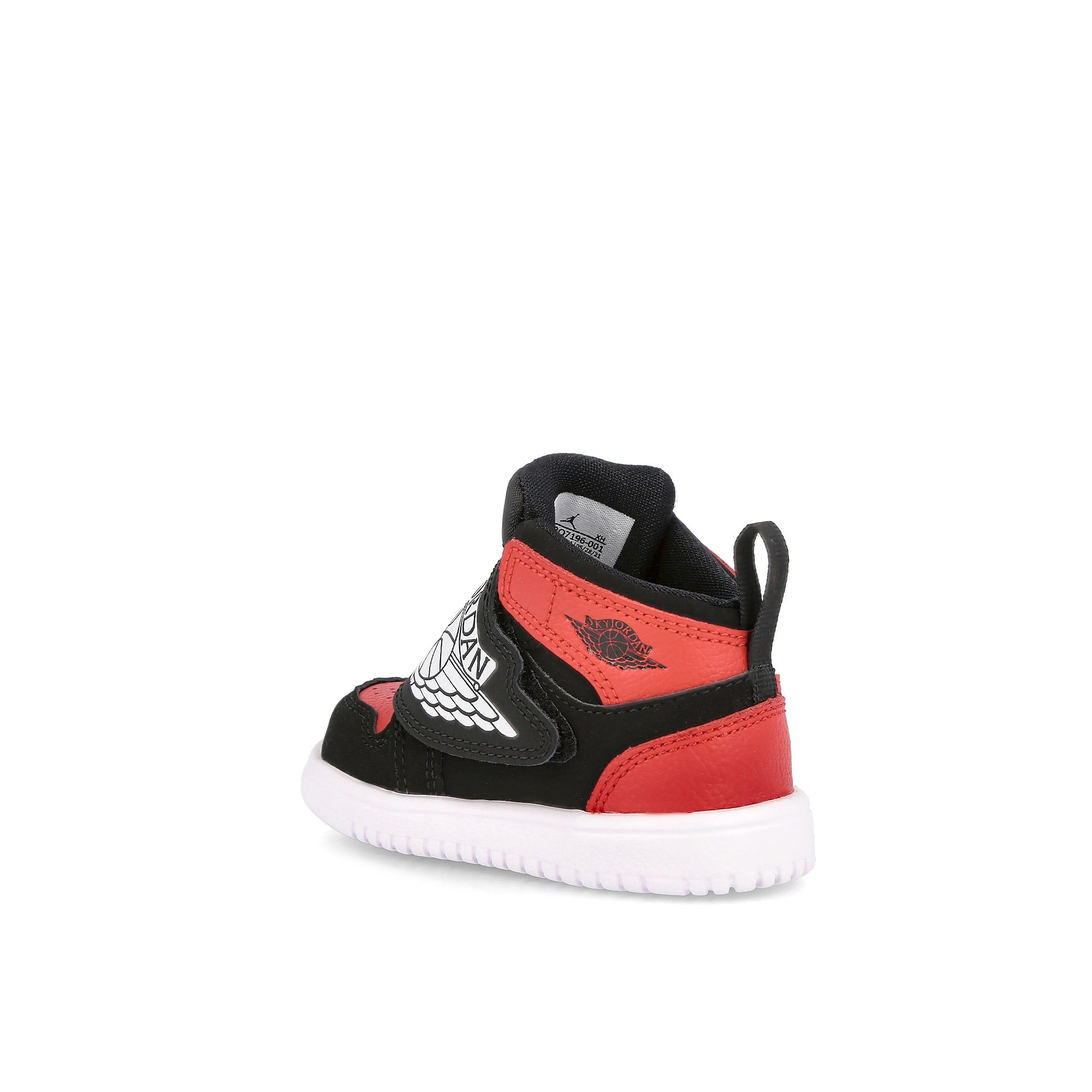 Jordan Sky Air Jordan 1 TD Black-White - Gym Red Sneakers  Material | Overkill
