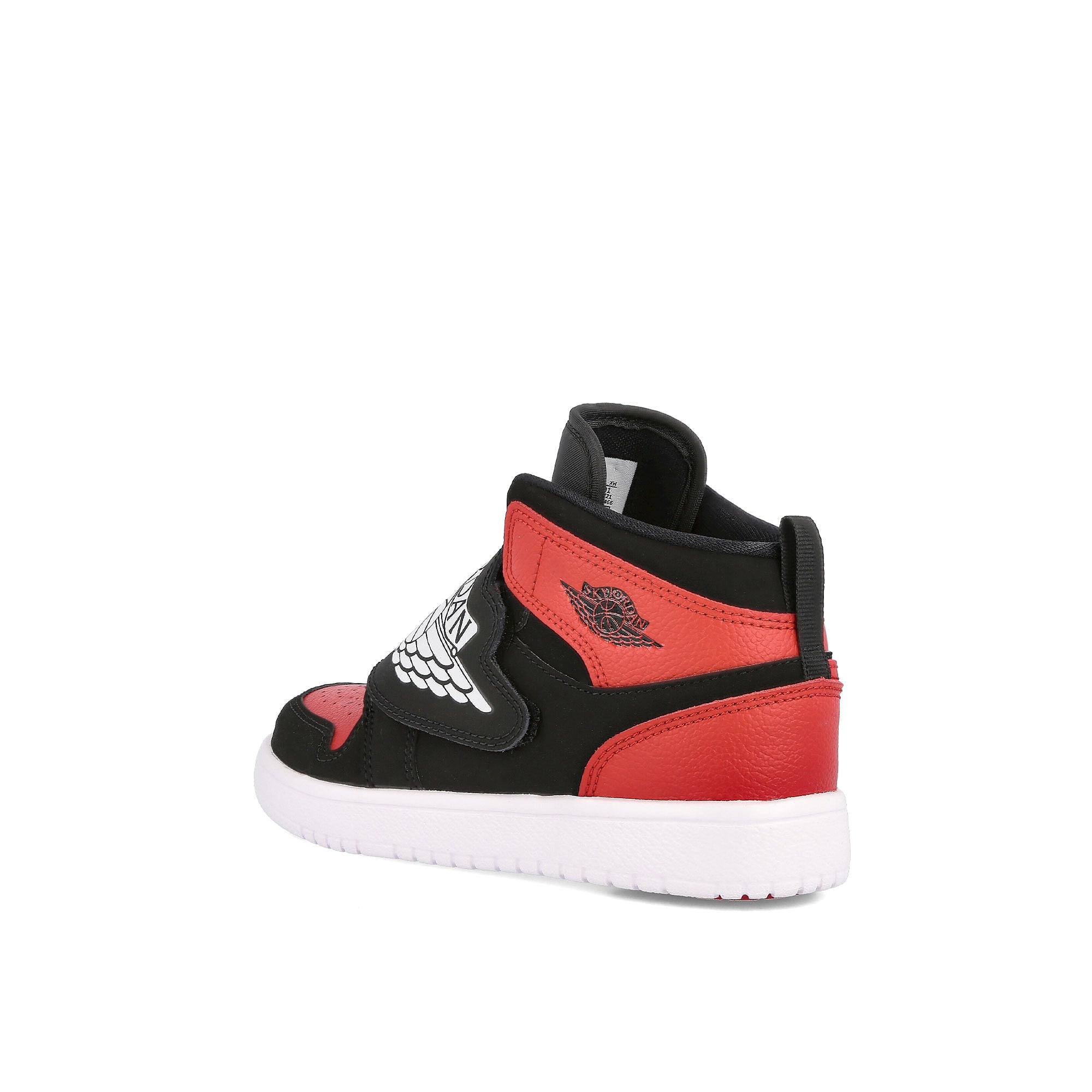 Jordan Sky Air Jordan 1 PS Black / White - Gym Red  Close-up | Overkill