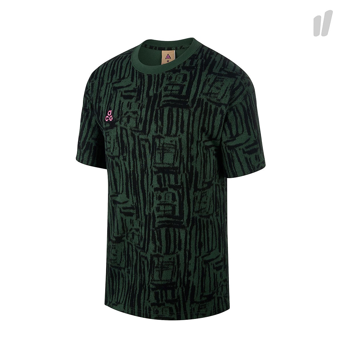Nike NRG ACG Tee All Over Print Fir / Black T-Shirts BQ7297 323 | Overkill