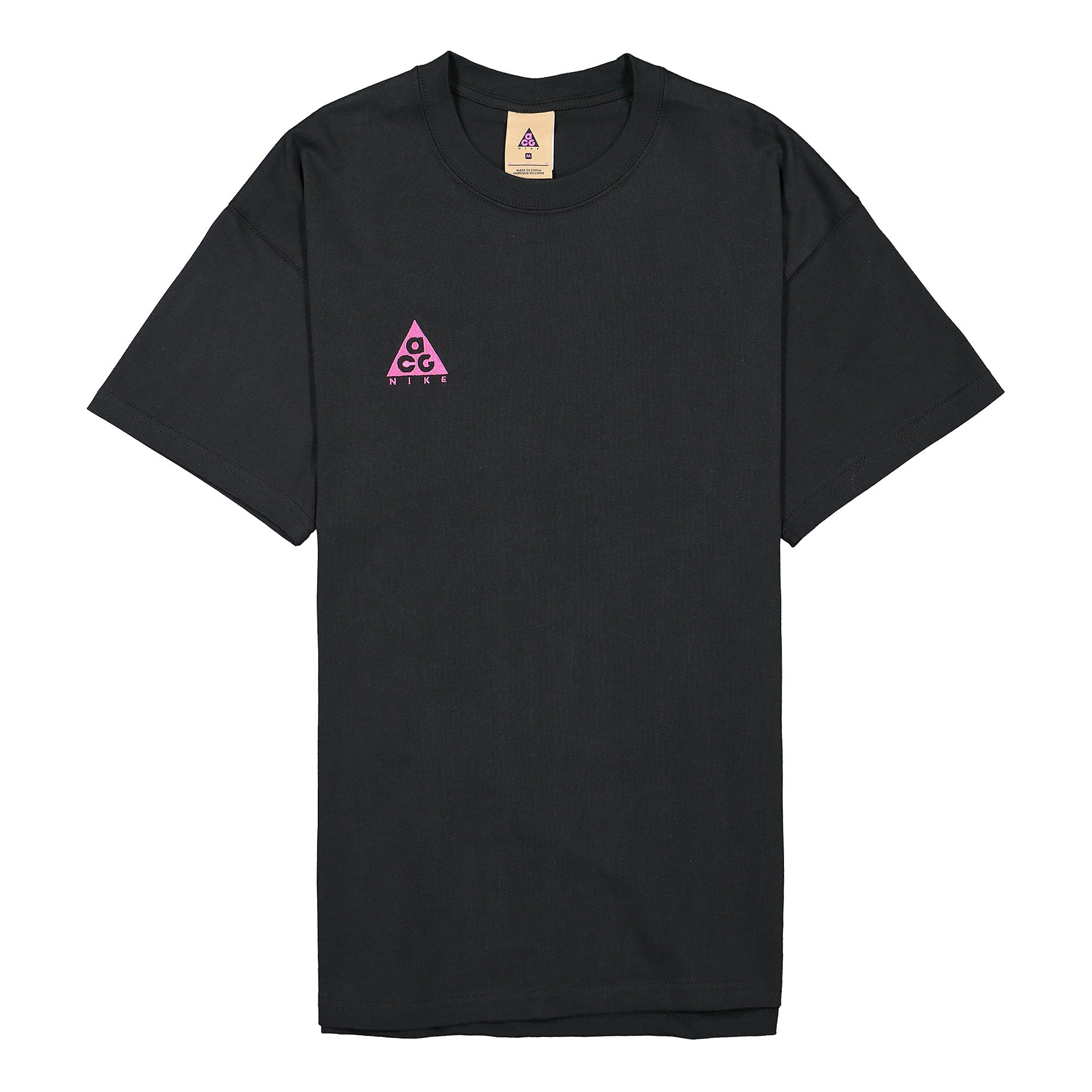 Nike NRG ACG SS Tee Logo Black / Active Fuchsia T-Shirts BQ7342 013 | Overkill