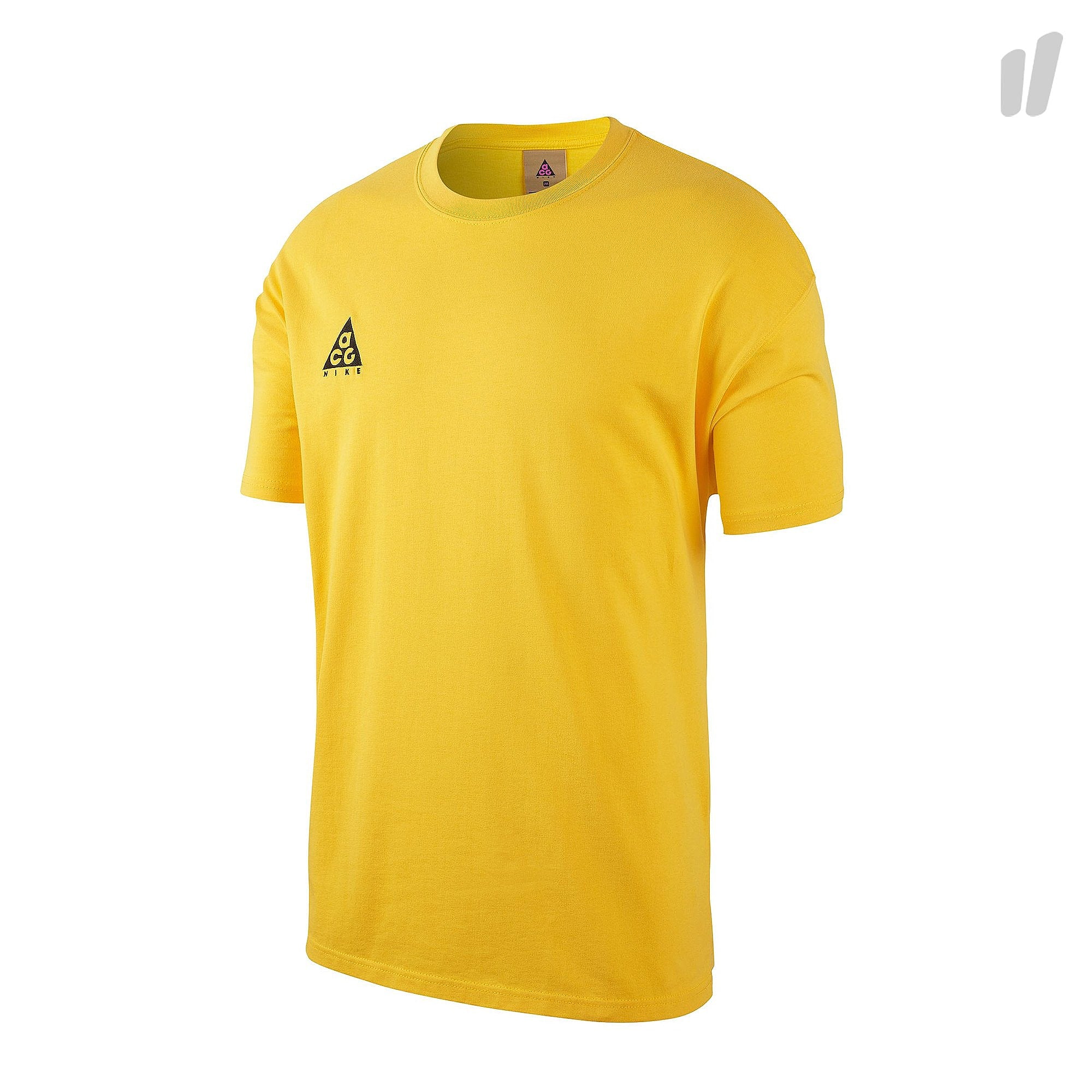 Nike NRG ACG SS Tee Logo Amarillo / Black T-Shirts BQ7342 728 | Overkill