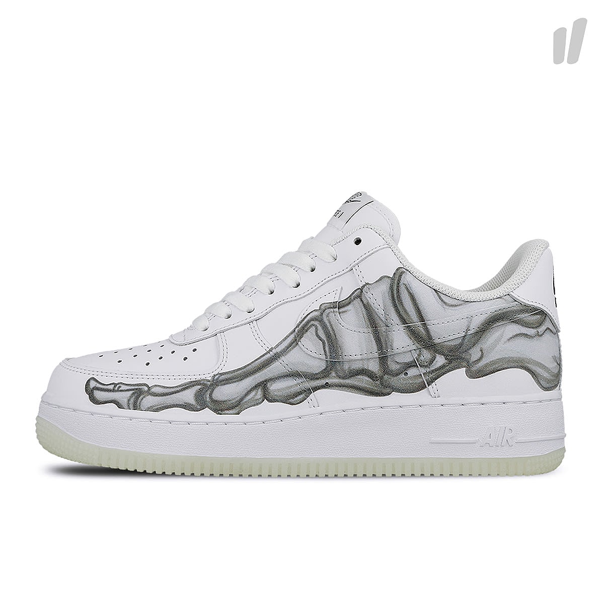 Nike air force 1 `07 skeleton qs White / White - White Low Top Sneakers BQ7541 100 | Overkill