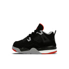 Jordan Air Jordan 4 Retro TD Black / Fire Red - Cement Grey - Summit White Low Top Sneakers BQ7670 060 | Overkill