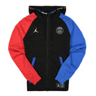 Jordan Paris Saint Germain x Air Jordan BC Fleece Full Zip Black / hyper Cobalt / University Red Jackets BQ8346 011 | Overkill