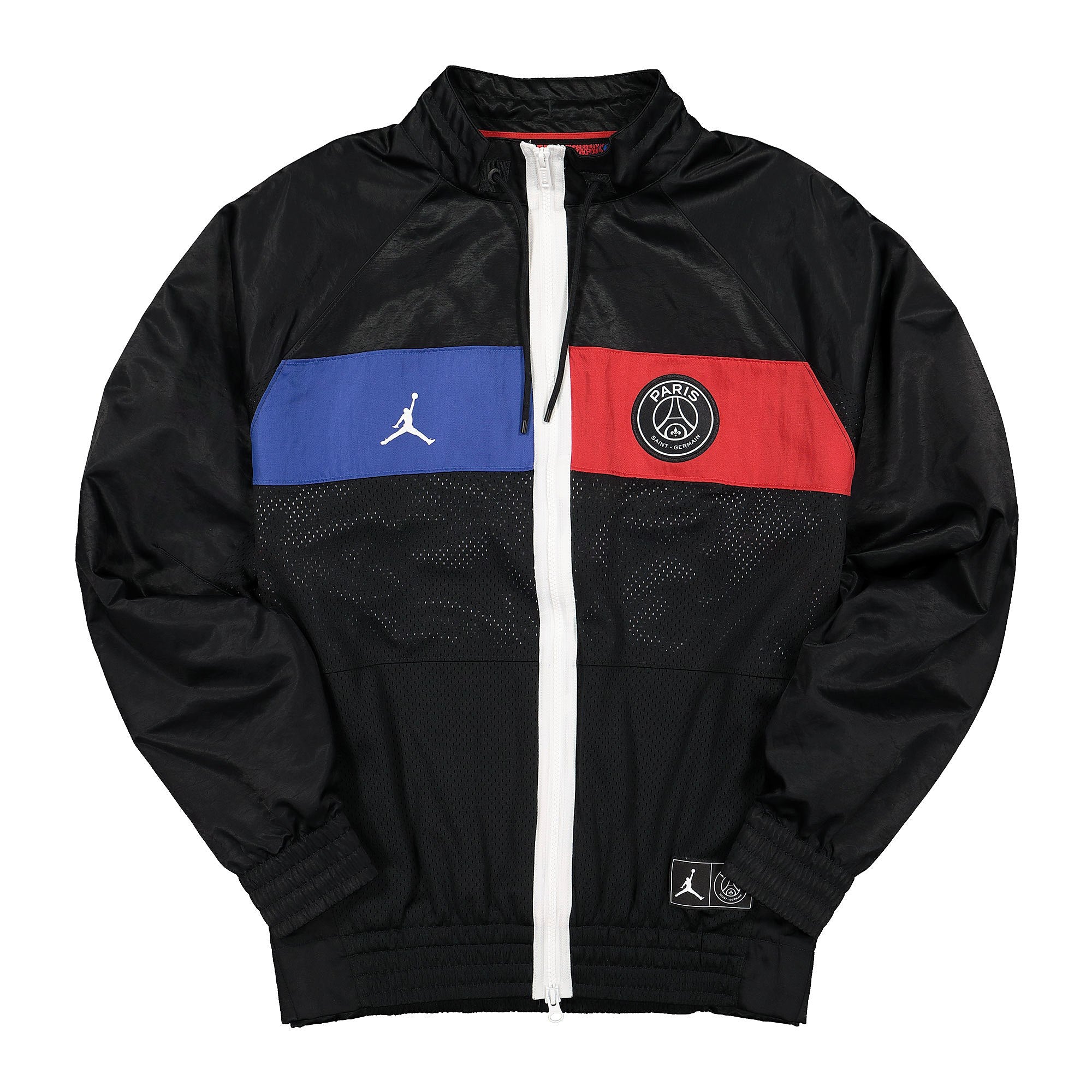 Jordan Paris Saint Germain x Air Jordan Suit Jacket Black / Game Royal - University Red Jackets BQ8369 011 | Overkill