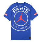 Jordan Paris Saint Germain x Air Jordan SS Logo Tee Game royal / White / University Red T-Shirts BQ8384 480 | Overkill