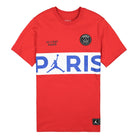 Jordan Paris Saint Germain x Air Jordan SS Wordmark Tee University Red T-Shirts BQ8389 657 | Overkill