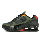 Nike wmns shox enigma 9000 Black-Anthracite - Cargo Khaki - Gym Red Sneakers BQ9001 002 | Overkill