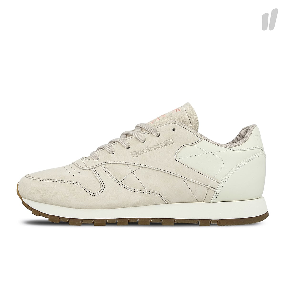Reebok wmns classic leather eb Stone / Chalk / Melon - Gum Sneakers BS5112 | Overkill