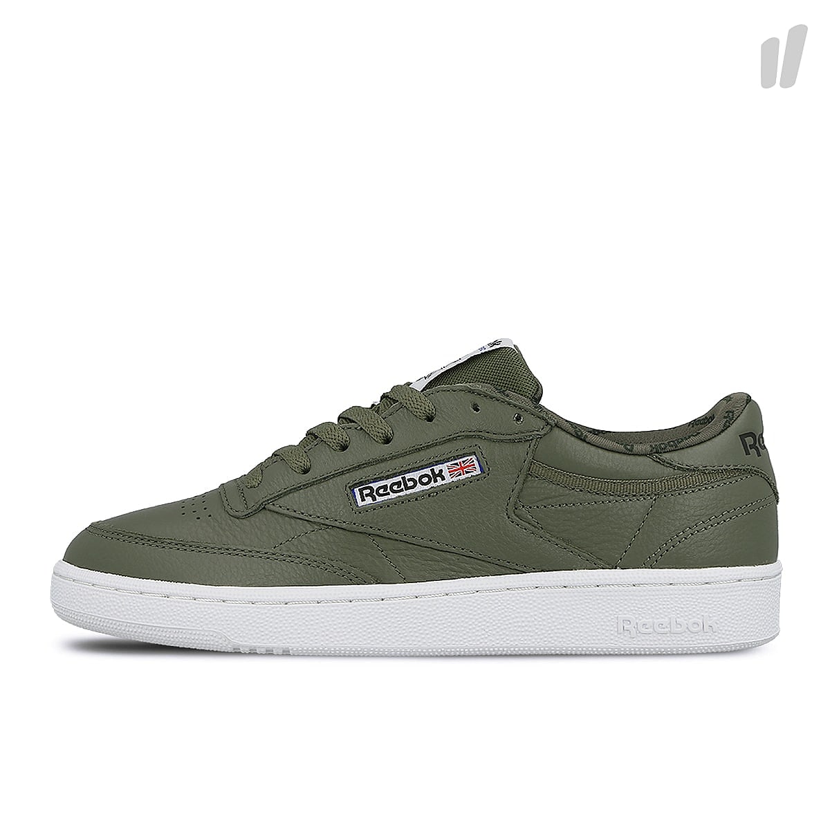 Reebok club c 85 so Hunter Green / Primal Red Low Top Sneakers BS5211 | Overkill