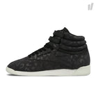 Reebok wmns freestyle hi lux textile Black / Chalk Sneakers BS6277 | Overkill