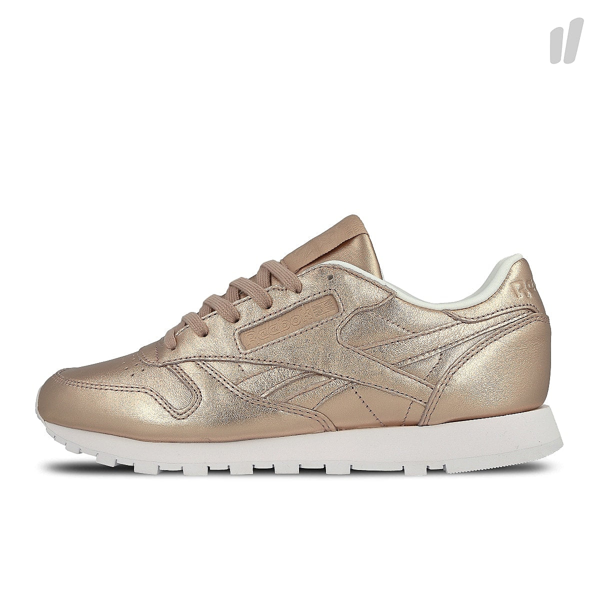Reebok wmns classic leather melted metal Pearl Metallic-Peach / White  BS7897 | Overkill