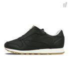 Reebok wmns classic leather zip Black / Chalk / Sleek Met Sneakers BS8064 | Overkill