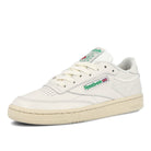 Reebok wmns club c 85 Chalk / Green / White / Red Sneakers  Close Up | Overkill