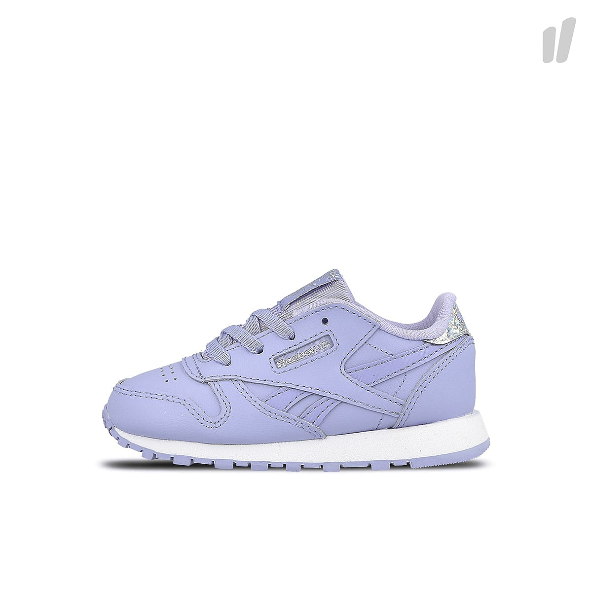 Reebok classic leather pastel infants Lilac Glow / White Sneakers BS8980 | Overkill