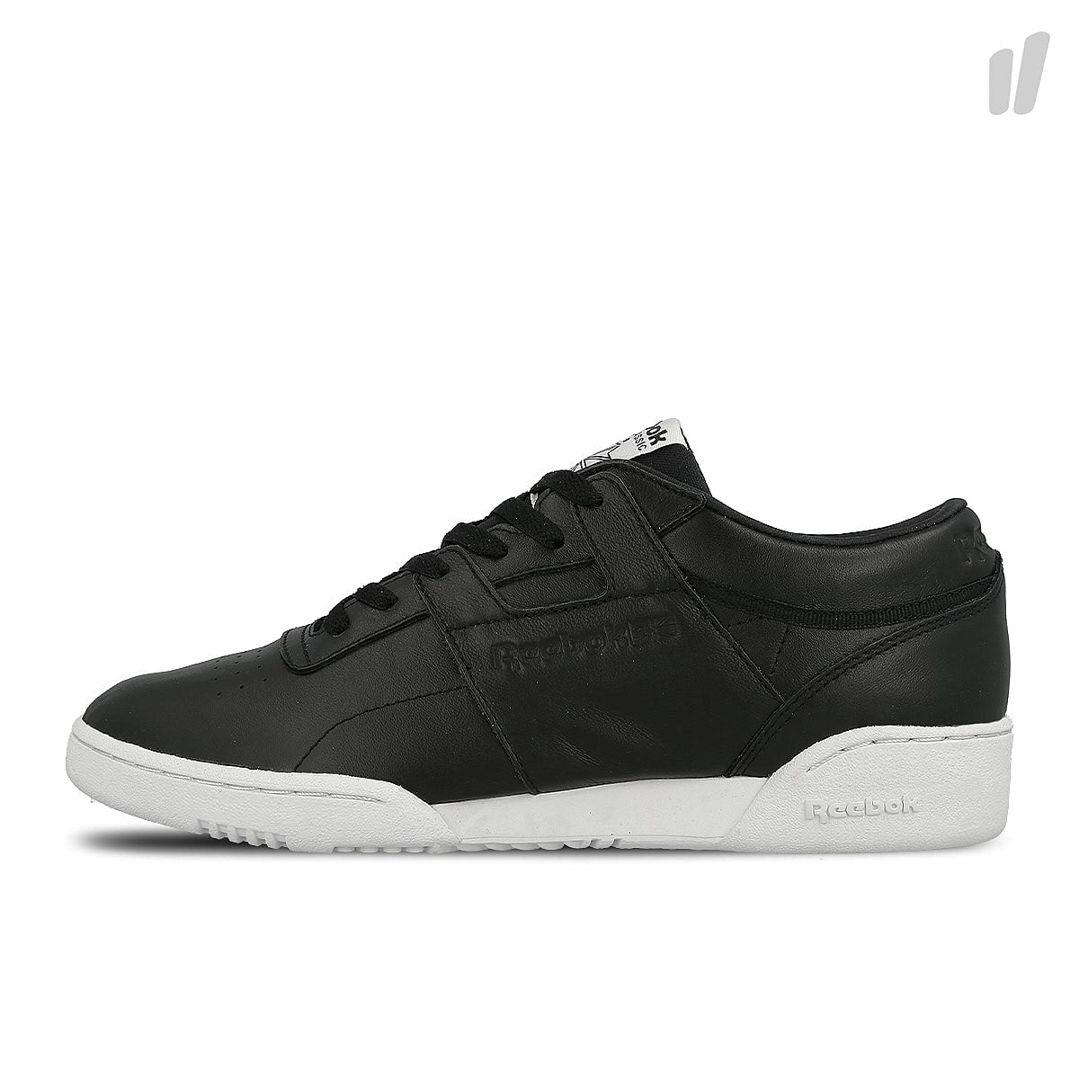 Reebok workout lo clean id Black / Black / White Sneakers BS9830 | Overkill