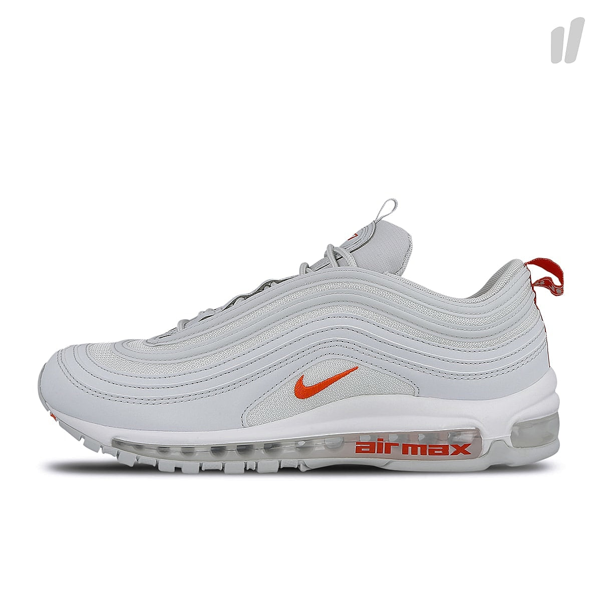 Nike air max 97 Pure Platinum-Team Orange - White Sneakers BV1985 002 | Overkill