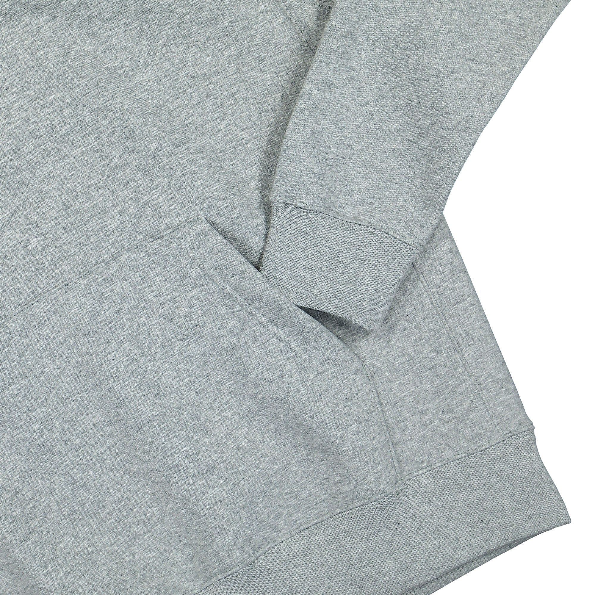 Nike NSW Club Fleece Hoodie Dark Grey Heather / Matte Silver / White Hoodies Detailfoto | Overkill