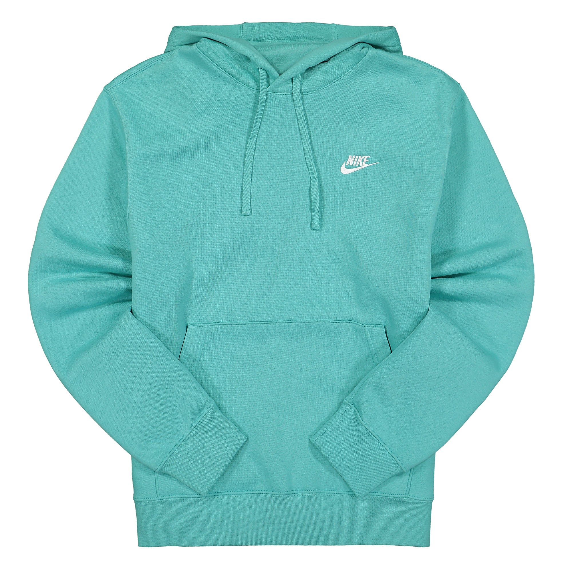 Nike NSW Club Fleece Hoodie Washed Teal / Washed Teal / White Hoodies BV2654 392 | Overkill