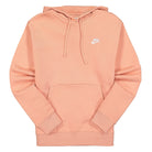 Nike NSW Club Fleece Hoodie Lt Madder Root / Lt Madder Root / White Hoodies BV2654 824 | Overkill
