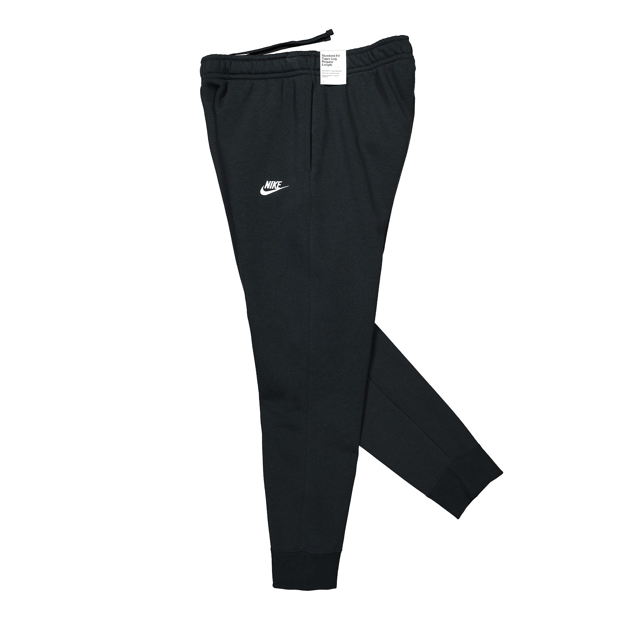 Nike NSW Club Fleece Jogger Black / Black / White Sweat & Track Pants Close-up | Overkill