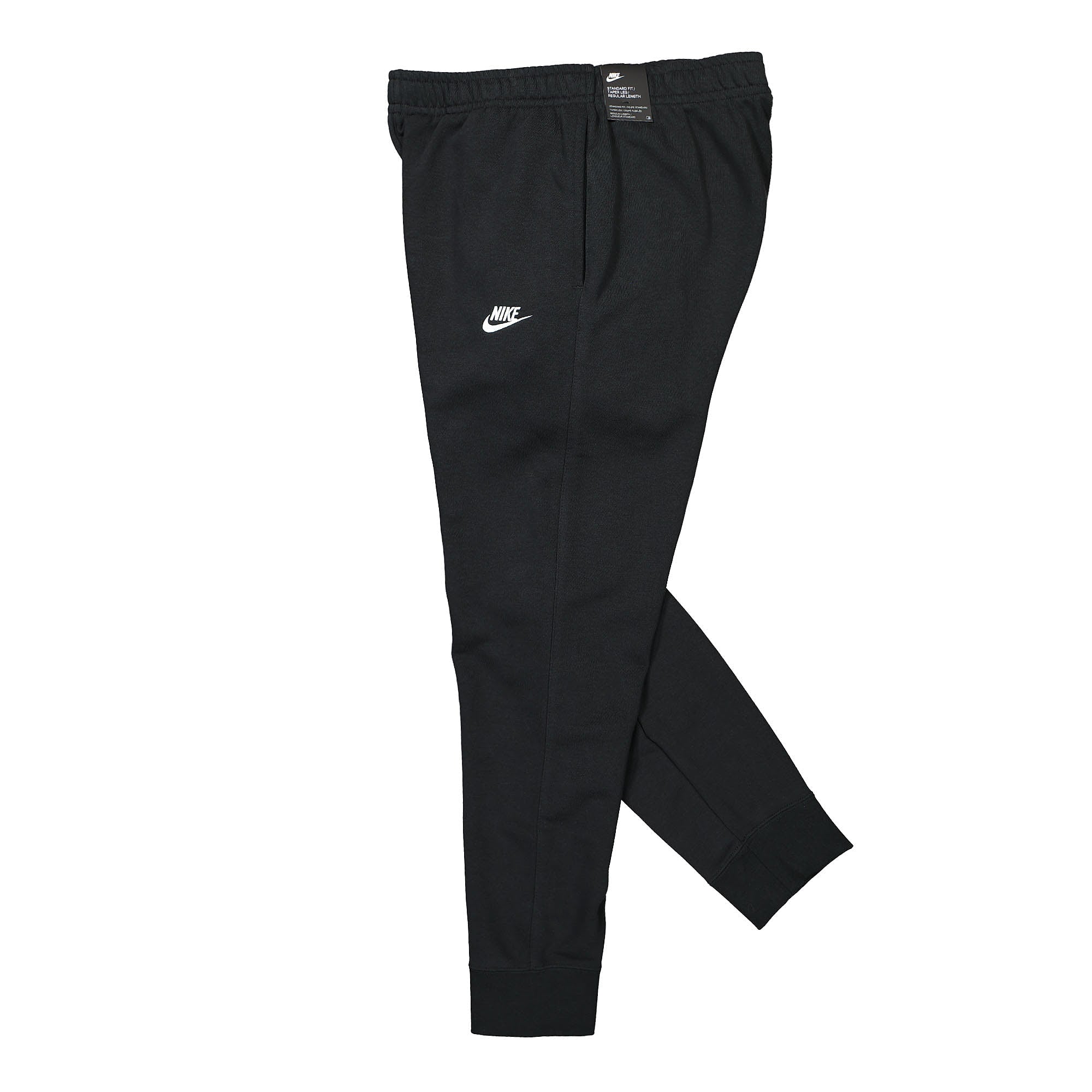 Nike NSW Club Jogger Black / Black / White Sweat & Track Pants Close-up | Overkill