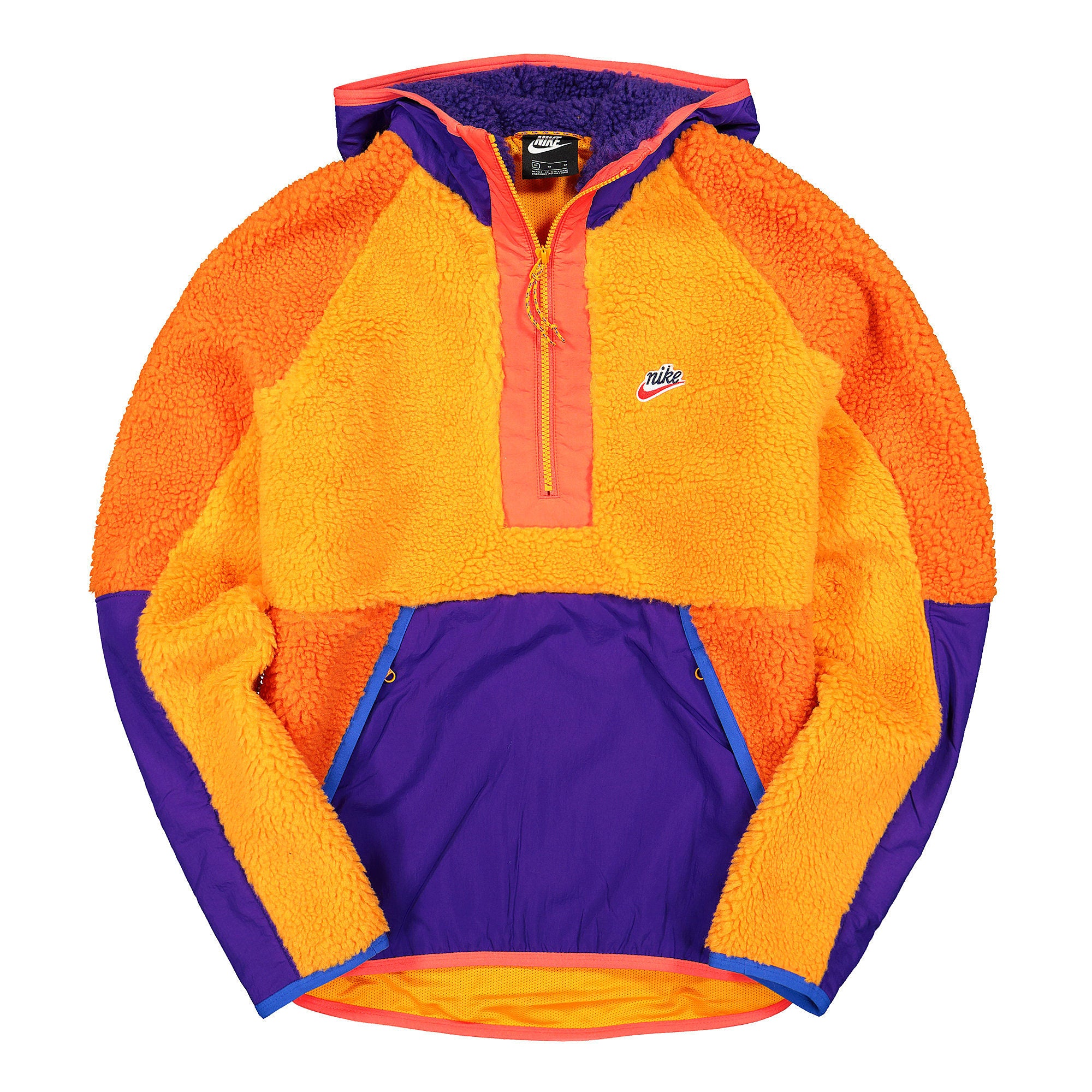 Nike NSW He Hoodie Winter Kumquat / Court Purple - Starfish Hoodies BV3766 886 | Overkill