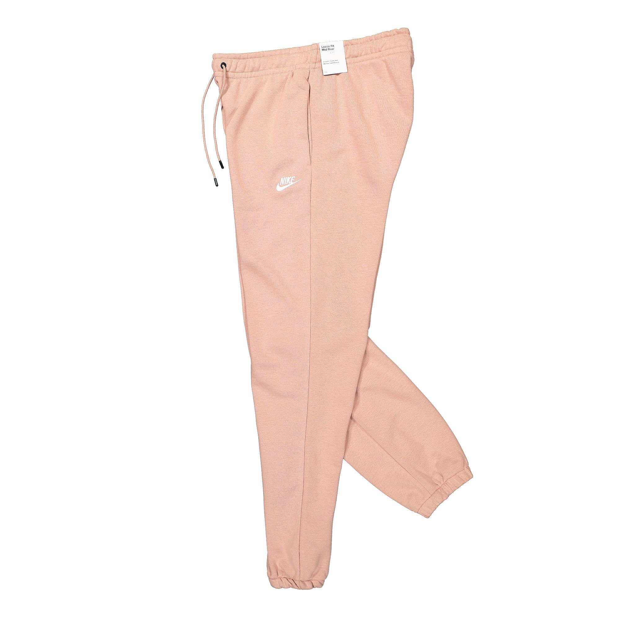 Nike Wmns NSW Essentials Fleece Pant Rose Whisper / White Sweat & Track Pants Close-up | Overkill