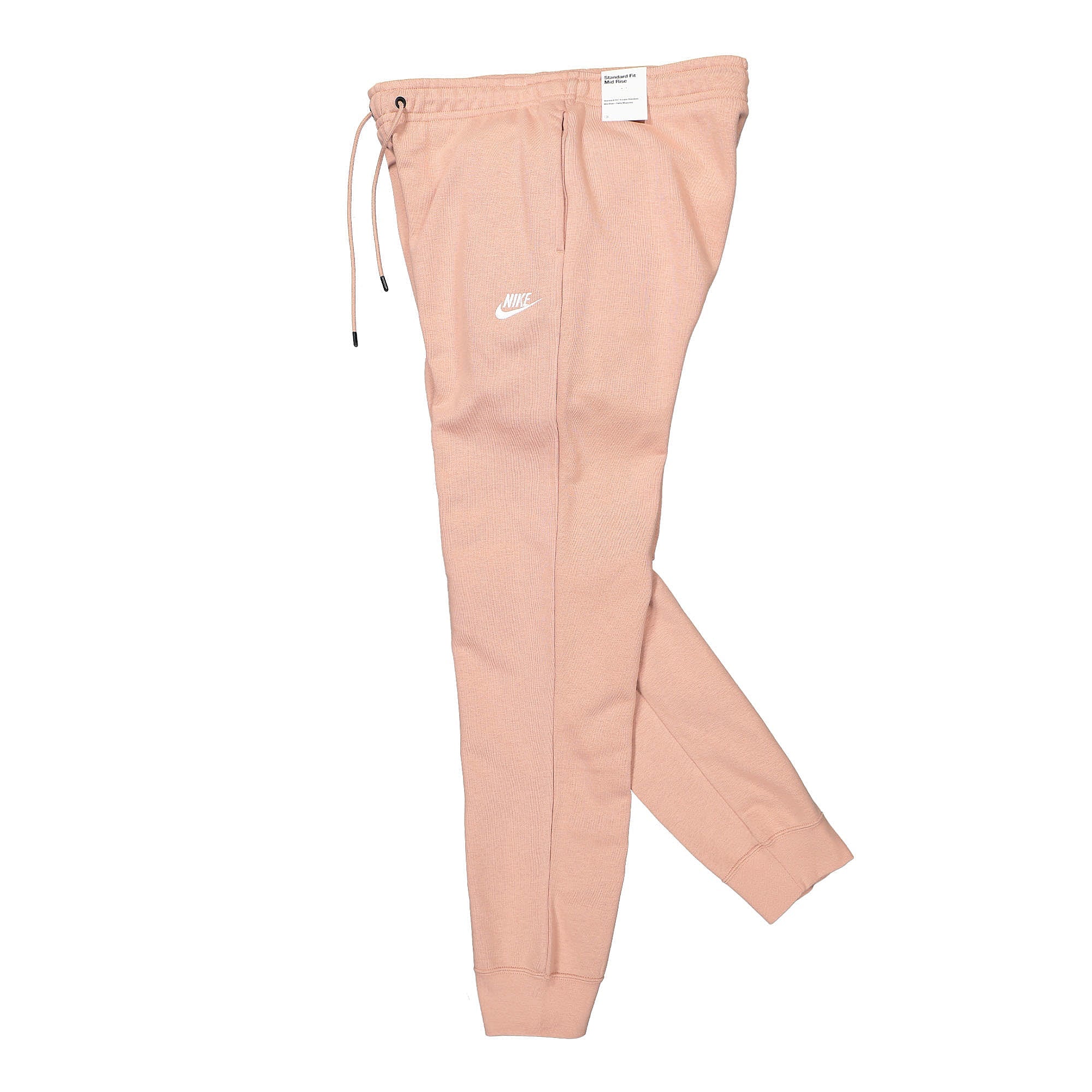 Nike Wmns NSW Essentials Fleece Pant Rose Whisper / White Sweat & Track Pants Close-up | Overkill