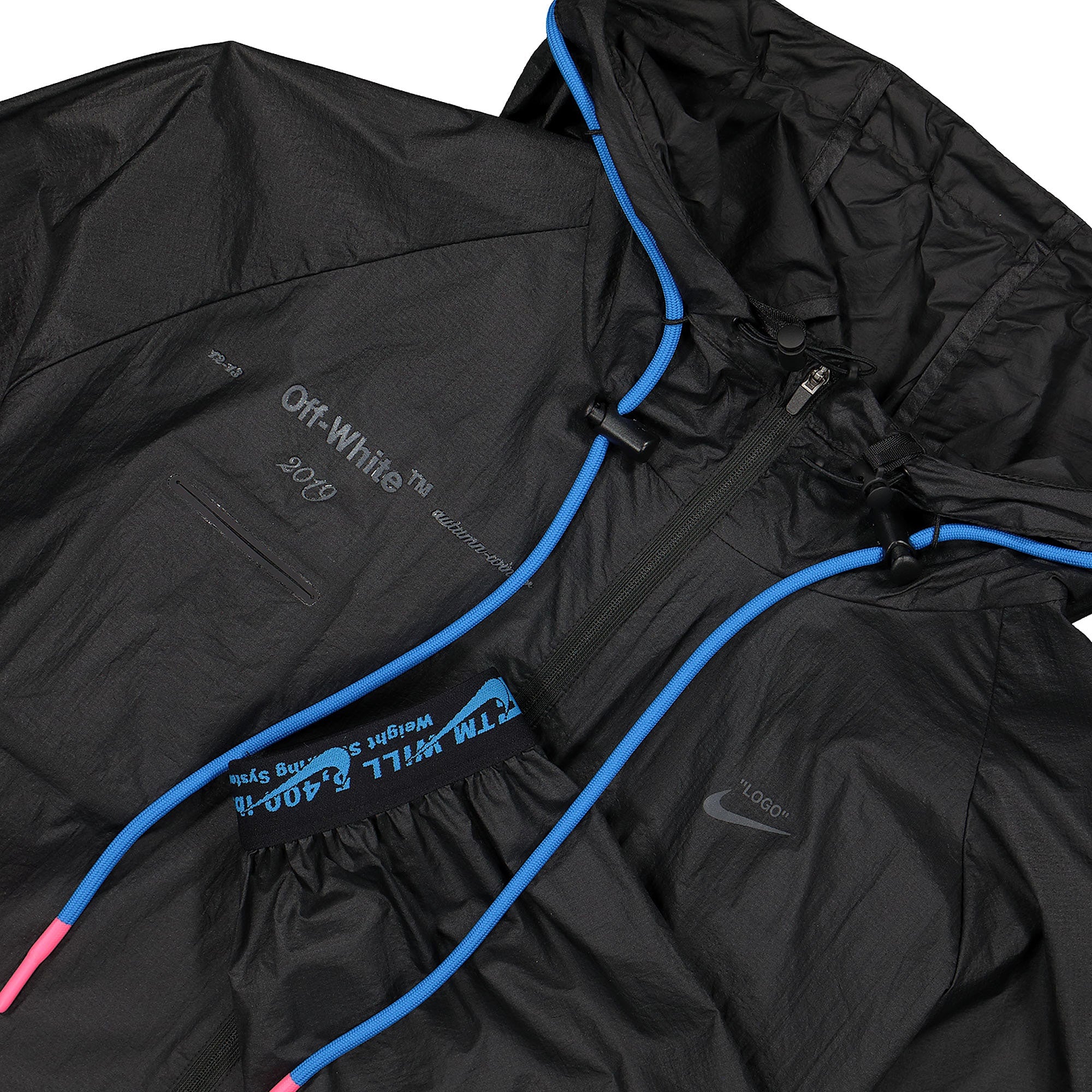 Nike Off-White x Nike Wmns NRG OW Jacket 1 Black Jackets Close-up | Overkill