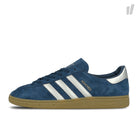 adidas münchen Mystery Blue / Matte Silver / Footwear White Sneakers BY9791 | Overkill