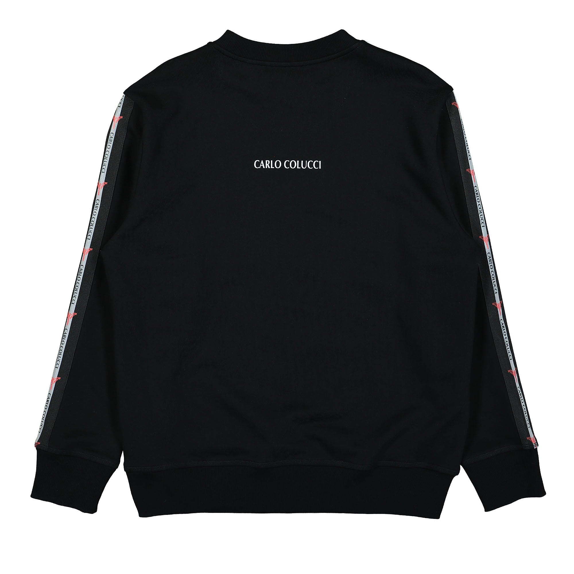 Carlo Colucci Sweat Black Sweatshirts Close-up | Overkill