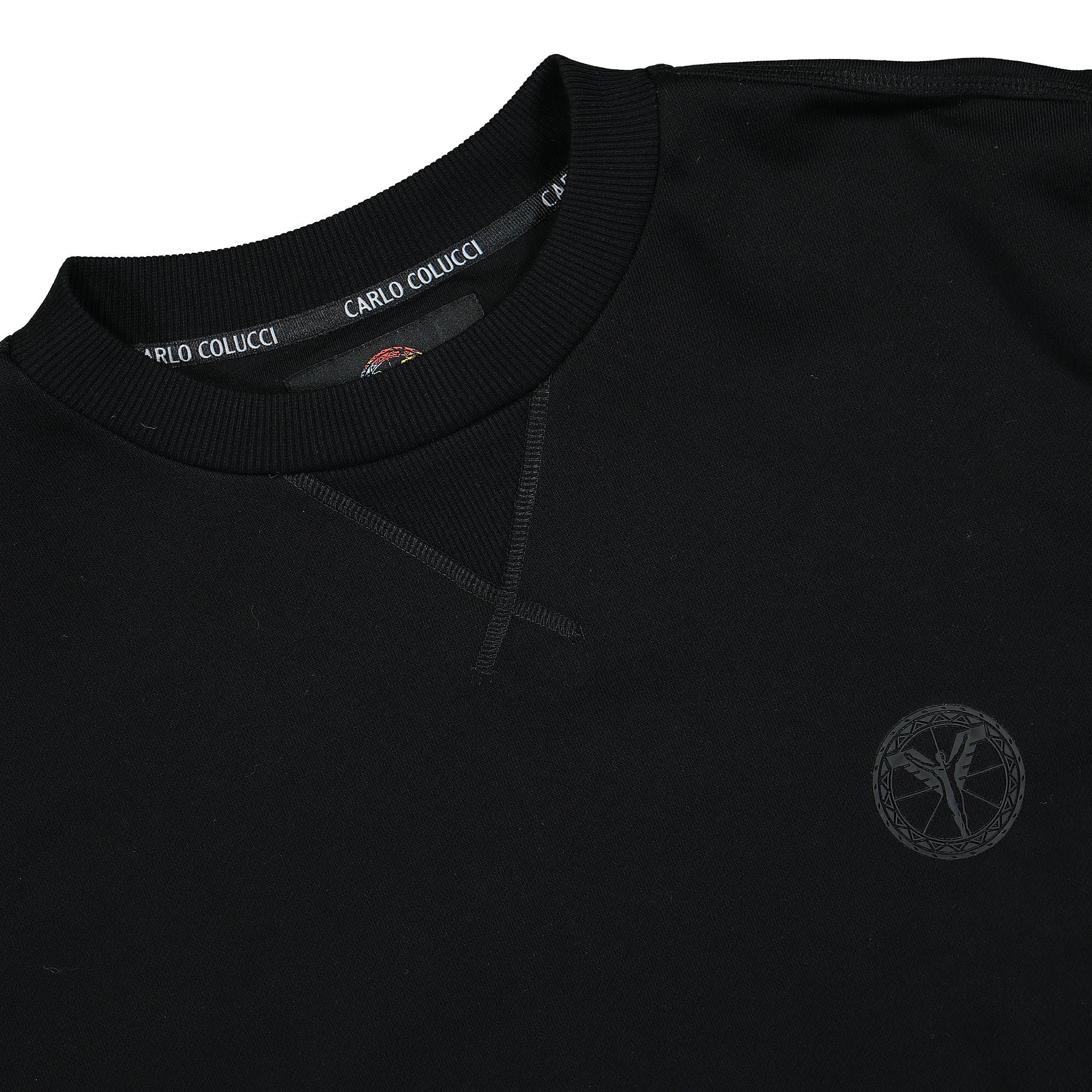 Carlo Colucci Sweat Black Sweatshirts Material | Overkill