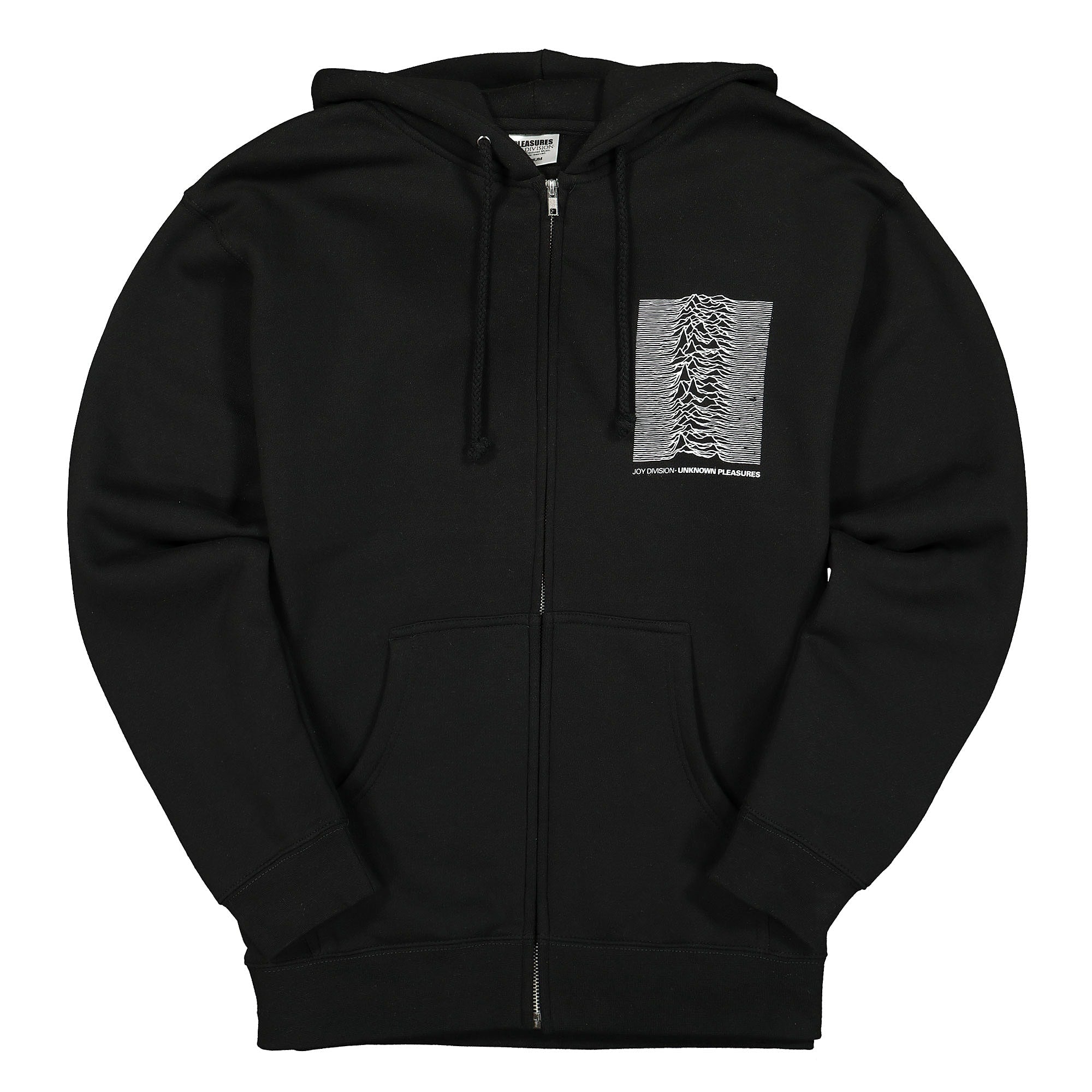 Pleasures Joy Division x Pleasures Up Zip Hoody Black Hoodies C19W102013 | Overkill