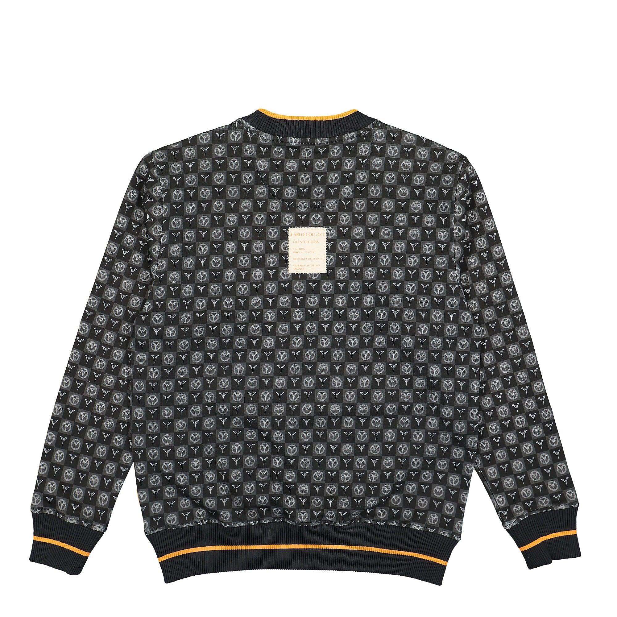 Carlo Colucci Sweat Black / Grey Sweatshirts Close-up | Overkill
