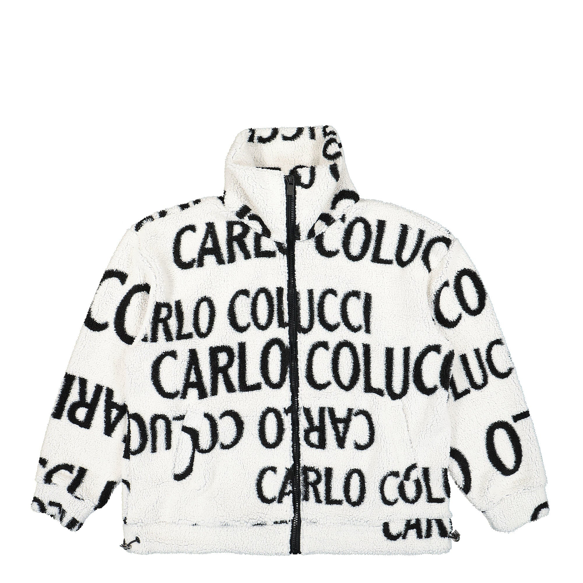 Carlo Colucci Teddy Jacket White / Black Jackets C4720 591 | Overkill
