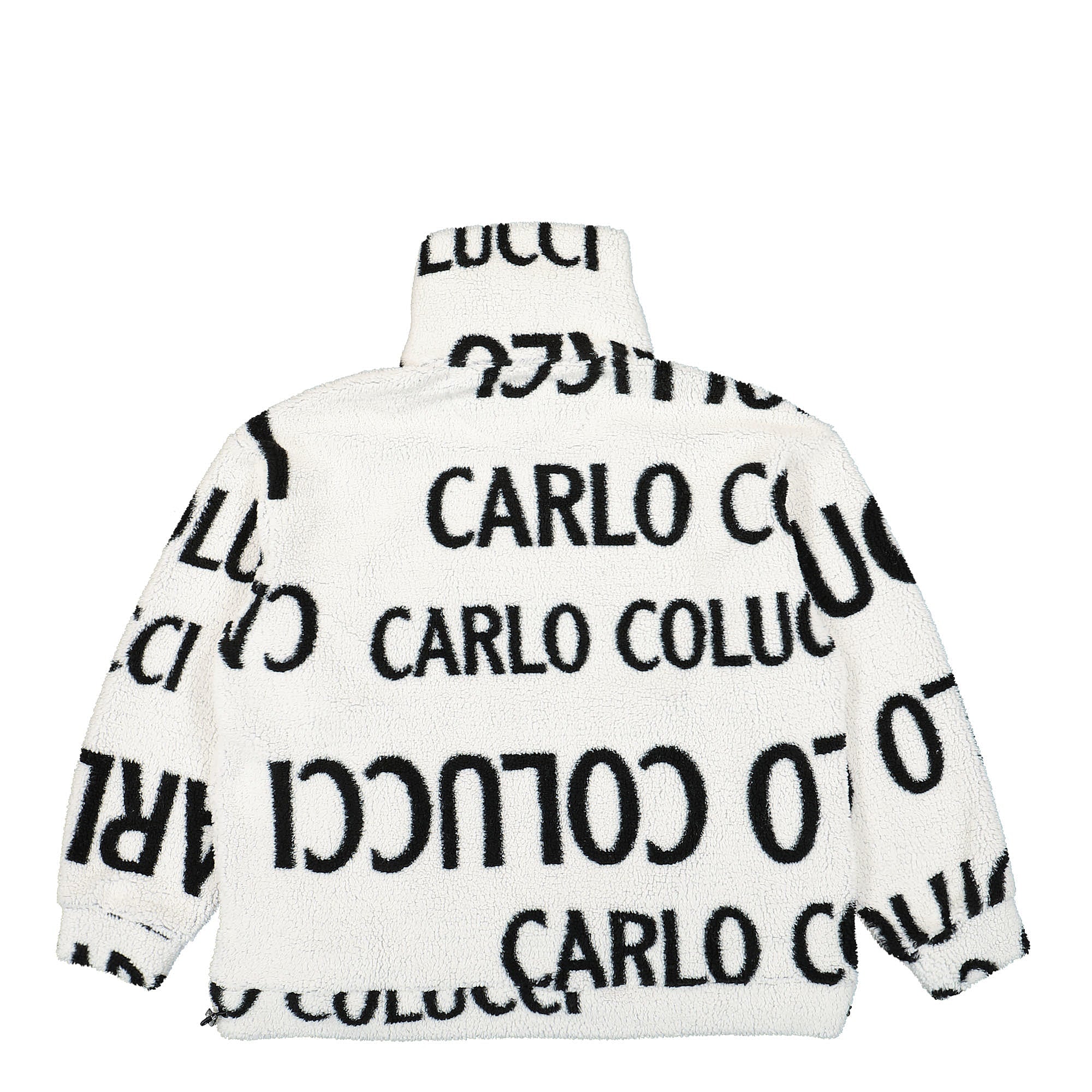 Carlo Colucci Teddy Jacket White / Black Jackets Material | Overkill