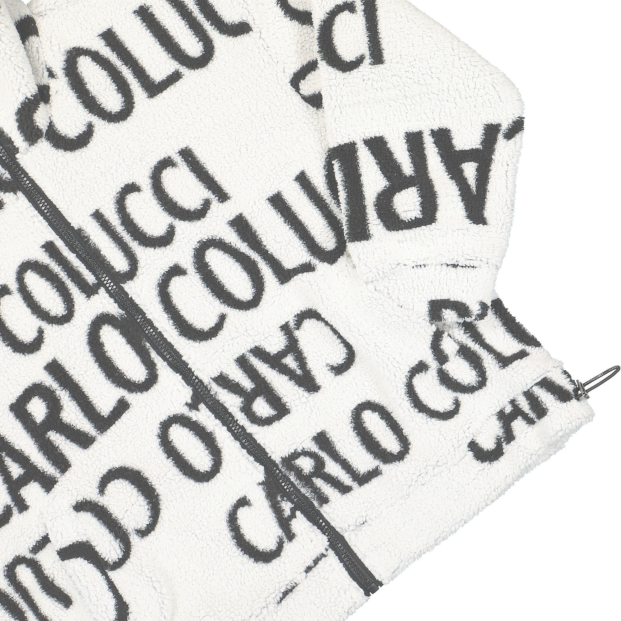 Carlo Colucci Teddy Jacket White / Black Jackets Detailfoto | Overkill