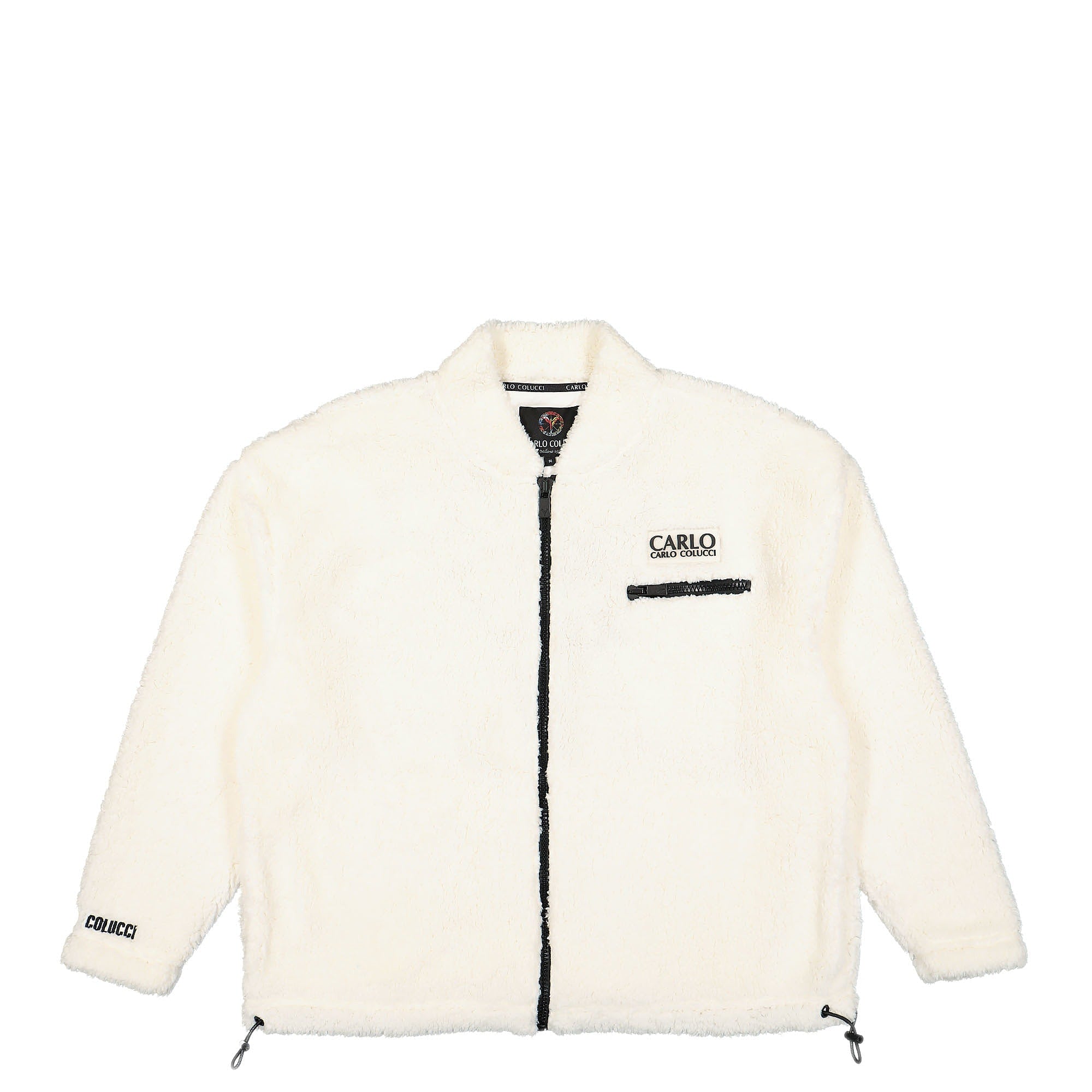 Carlo Colucci Teddy Jacket White Jackets C5048 59 | Overkill