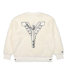 Carlo Colucci Teddy Crew White Sweatshirts Close-up | Overkill