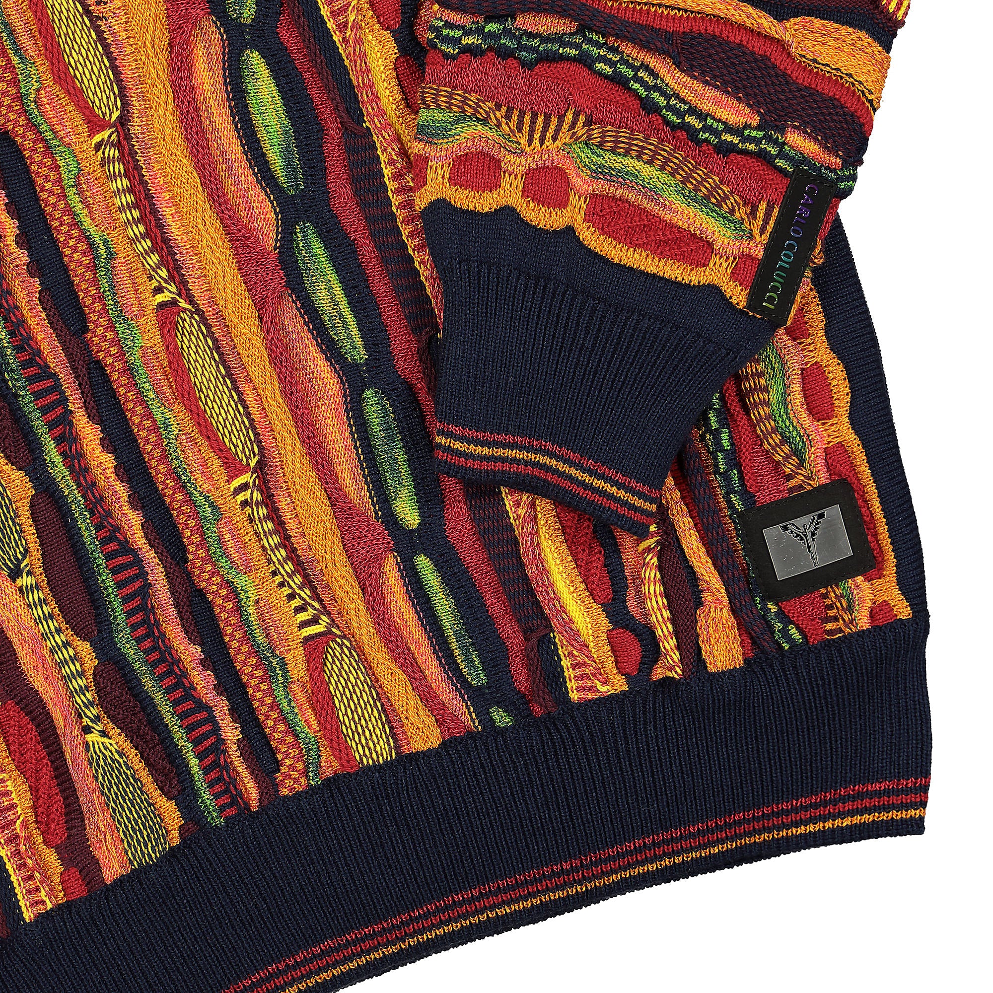 Carlo Colucci Pullover Multicolor Sweatshirts Detailfoto | Overkill