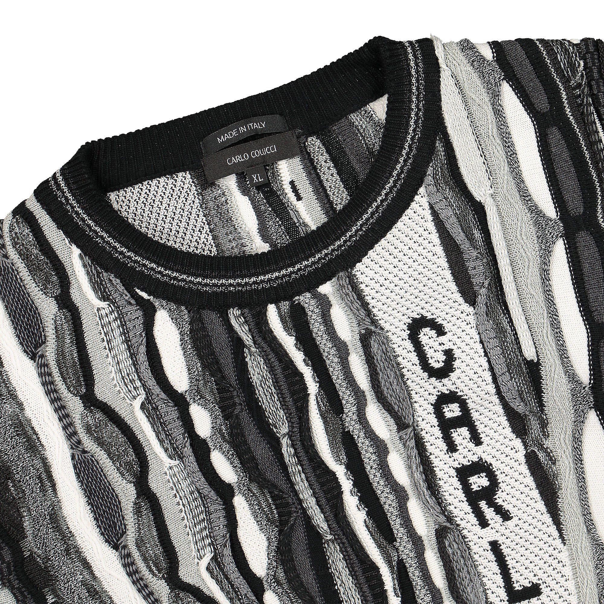 Carlo Colucci Pullover Multicolor Sweatshirts Close-up | Overkill