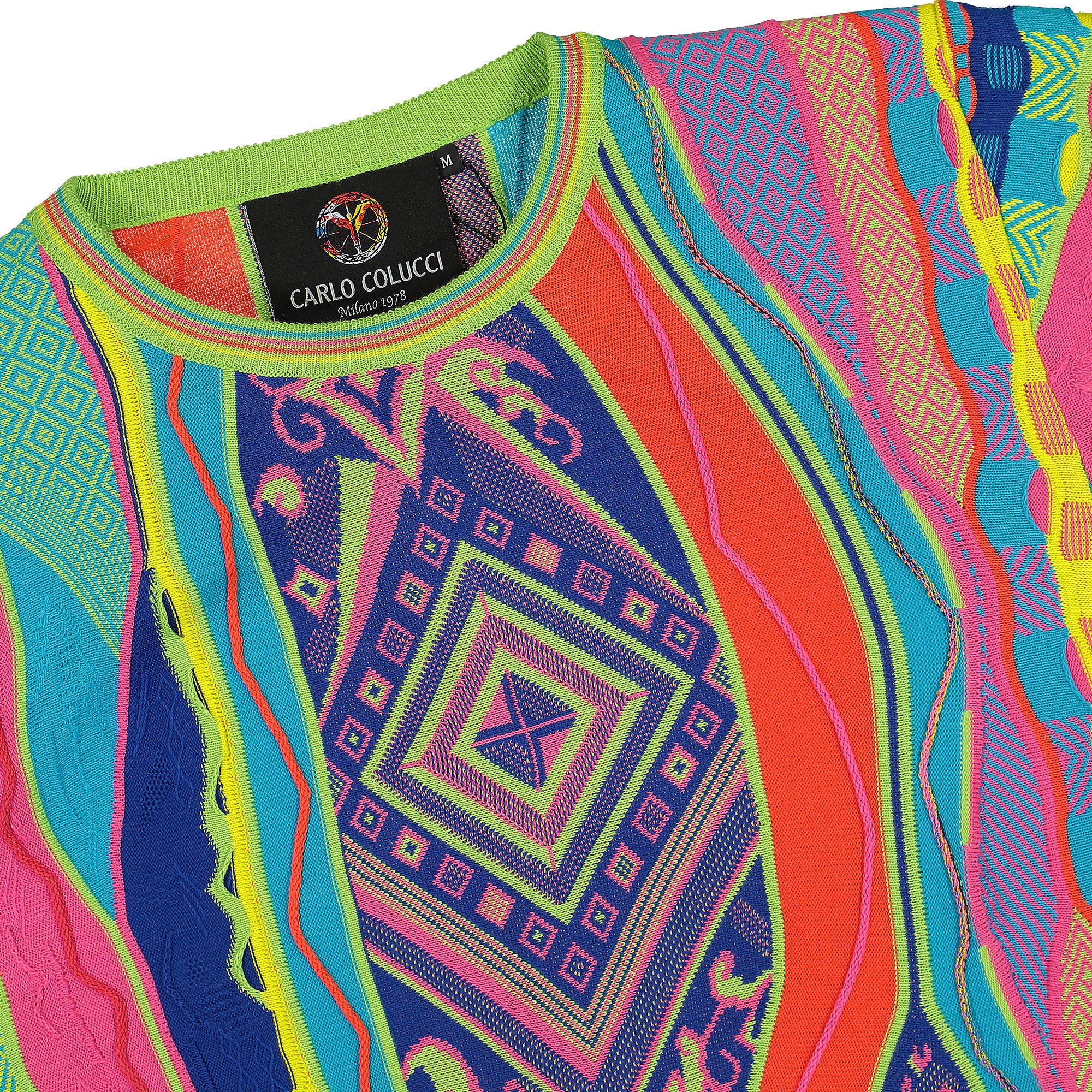 Carlo Colucci Pullover Multicolor Sweatshirts Close-up | Overkill