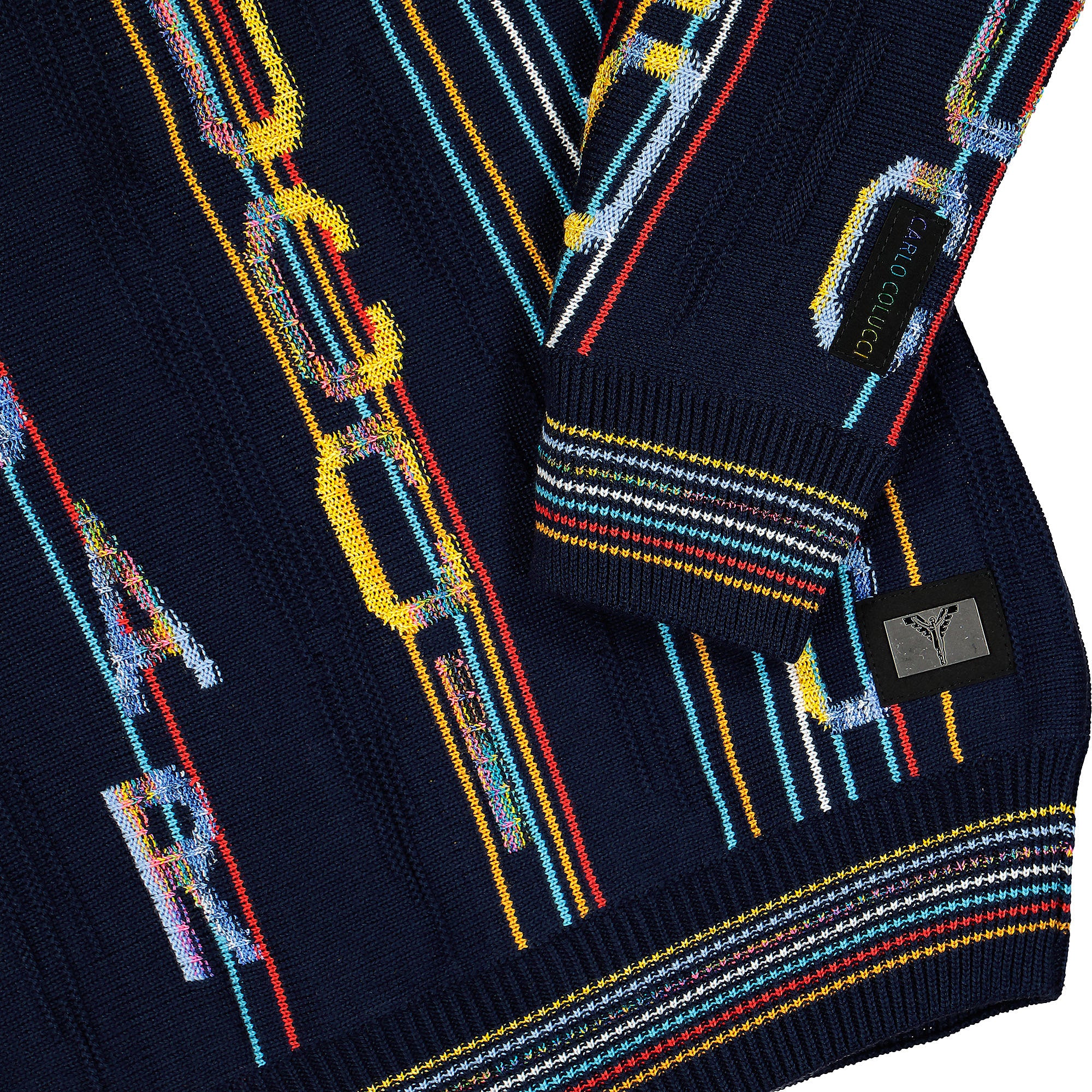 Carlo Colucci Pullover Multicolor Sweatshirts Detailfoto | Overkill